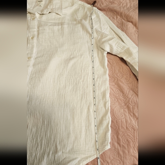 Aritzia Wilfred Free Cotton Shirt White Sz XL - Picture 3 of 8